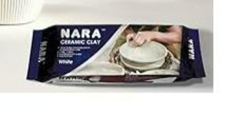 NARA Ceramic Clay 1.10lbs White Block Air Drying Modeling Sculpting
