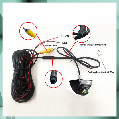 musictrip Universal AHD 1080P Car Backup Camera 180° Fisheye Night Vision