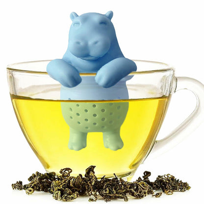 HADEWEITE 2pcs Silicone Tea Infuser Loose Leaf Strainer Gloves + Socks Set