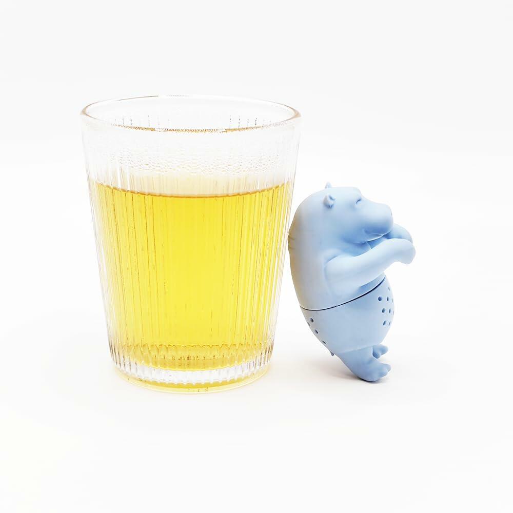 HADEWEITE 2pcs Silicone Tea Infuser Loose Leaf Strainer Gloves + Socks Set