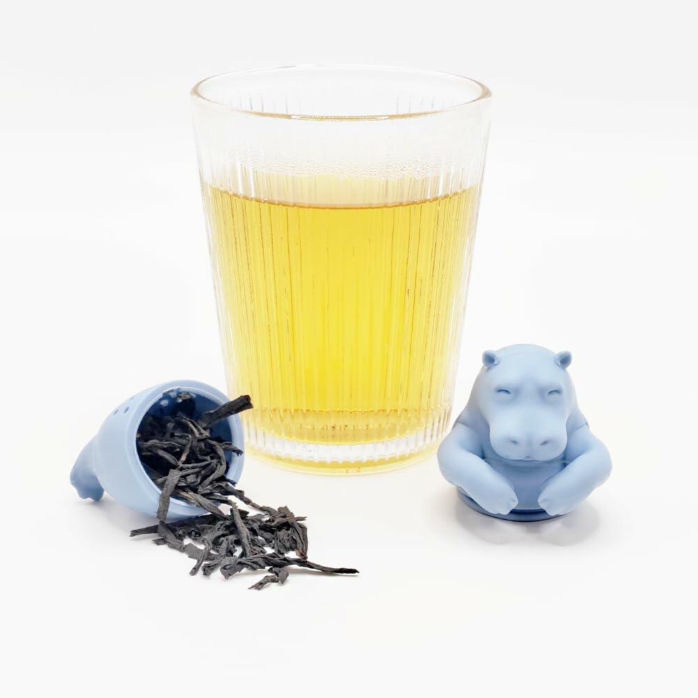 HADEWEITE 2pcs Silicone Tea Infuser Loose Leaf Strainer Gloves + Socks Set