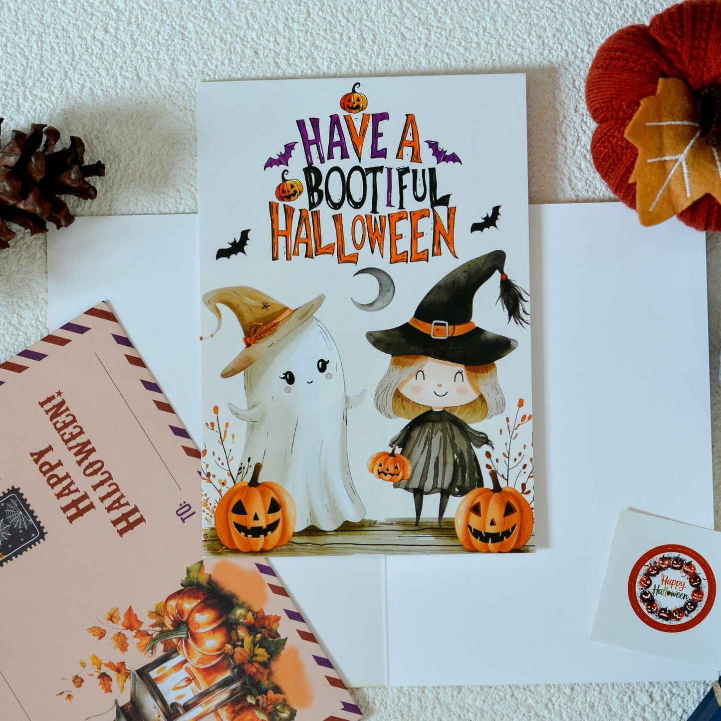 BlinkWishes Halloween Owl Greeting Card Spooky Funny Boo Poo Halloween 05