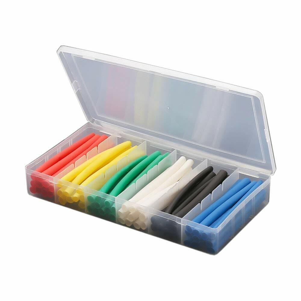 Slaige 60 PCS Assorted Heat Shrink Tubing Wire Repair Protector Polyolefin