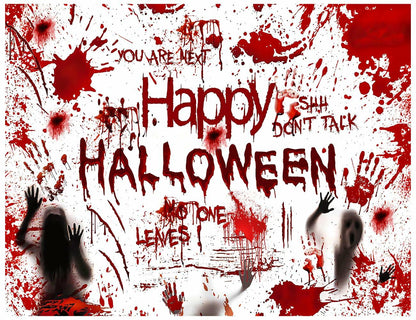 YYNXSY Halloween Photography Backdrop Red 10x8ft Spooky Ghost YY-3040