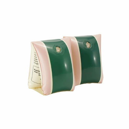 Petites Pommes Toddler Arm Floaties Striped Pink Green Ages 2-6