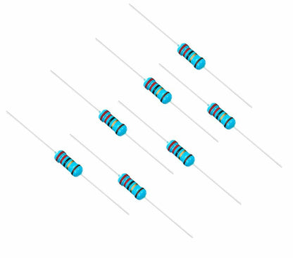 Jiefafa 5.1Ω 1/4W 1% Metal Film Resistor 0.01MF 300pcs Lead Material