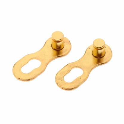 KALIDESHON 11 Speed Bicycle Chain Master Link Metal Durable Gold 4 Pack