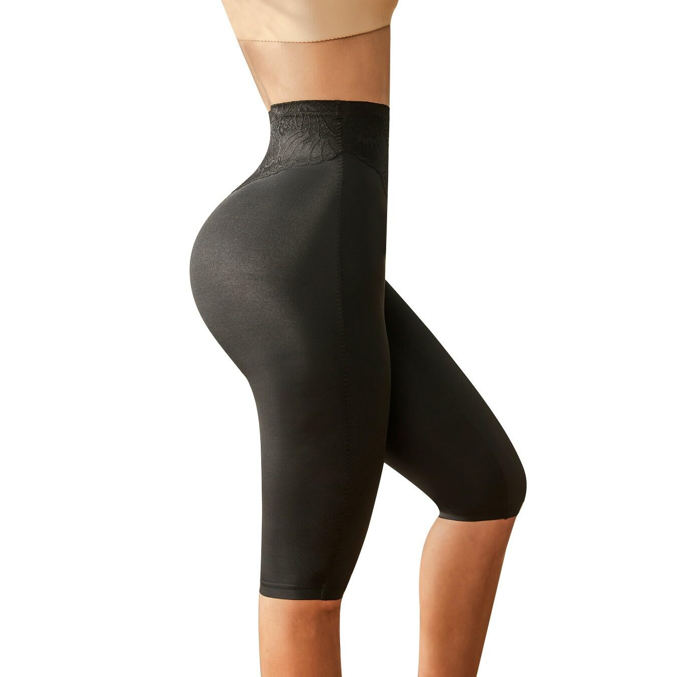 Yeblues High Waisted Shapewear Shorts Women Black Size 3XL