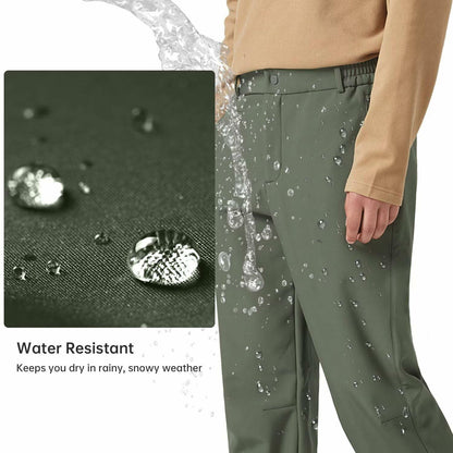 tectop Men's Hiking Cargo Pants Quick-Dry Water-Resistant Gray Size XXL
