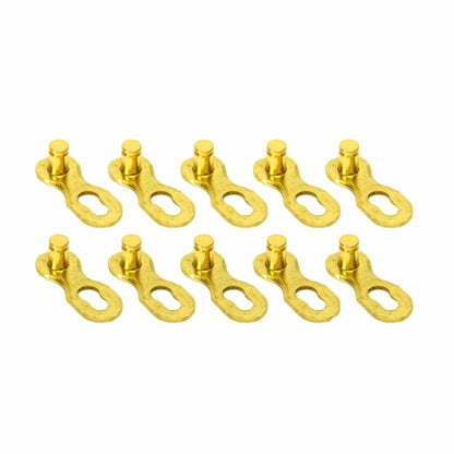 KALIDESHON 11 Speed Bicycle Chain Master Link Metal Durable Gold 4 Pack