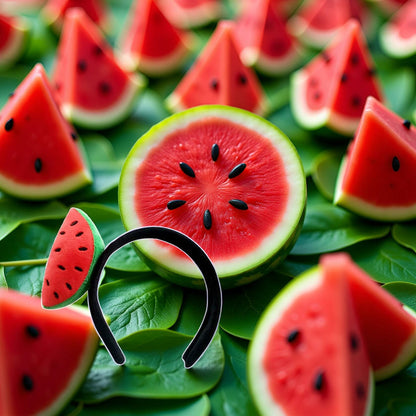 Sluswallow Watermelon Strawberry Plush Hairband Headband Red Cloth Accessory