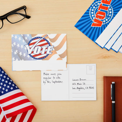 Sustainable Greetings Vintage Postcard Set 120ct 4x6 Patriotic Multi-Design