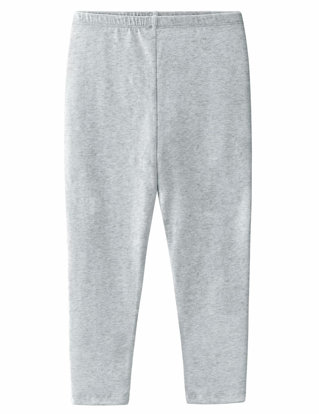 CETKIT Toddler Girl Leggings Cotton Stretchy Workout Pants Light Grey Size 4T