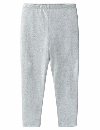 CETKIT Toddler Girl Leggings Cotton Stretchy Workout Pants Light Grey Size 4T