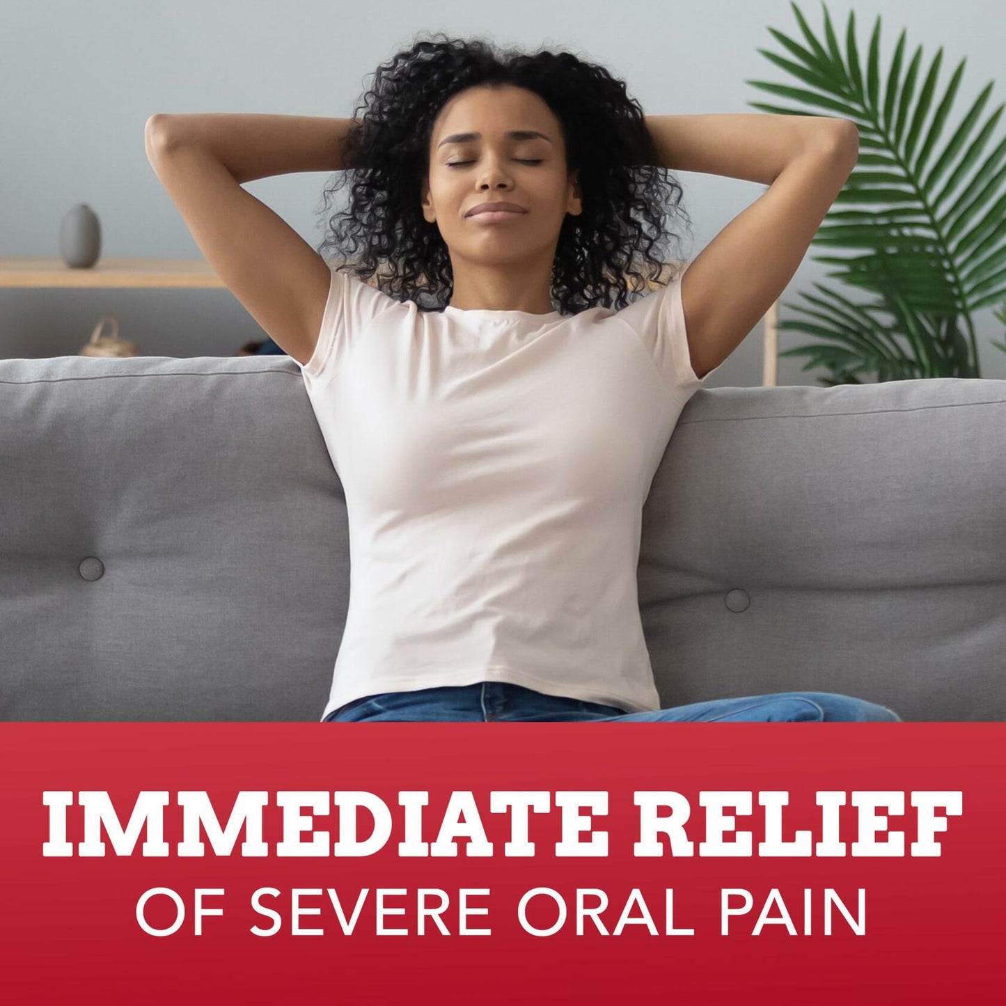 Orajel 4X Severe Toothache & Gum Pain Cream Tube 0.33oz