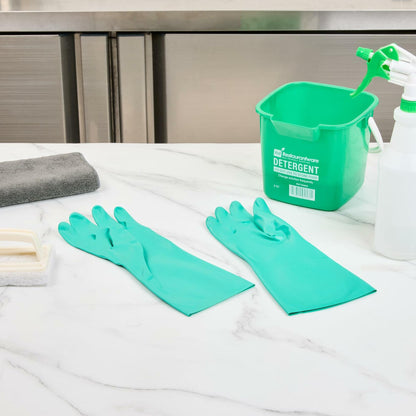 Clean Tek Professional 15 Mil Small Green Nitrile Gloves 1 Pair