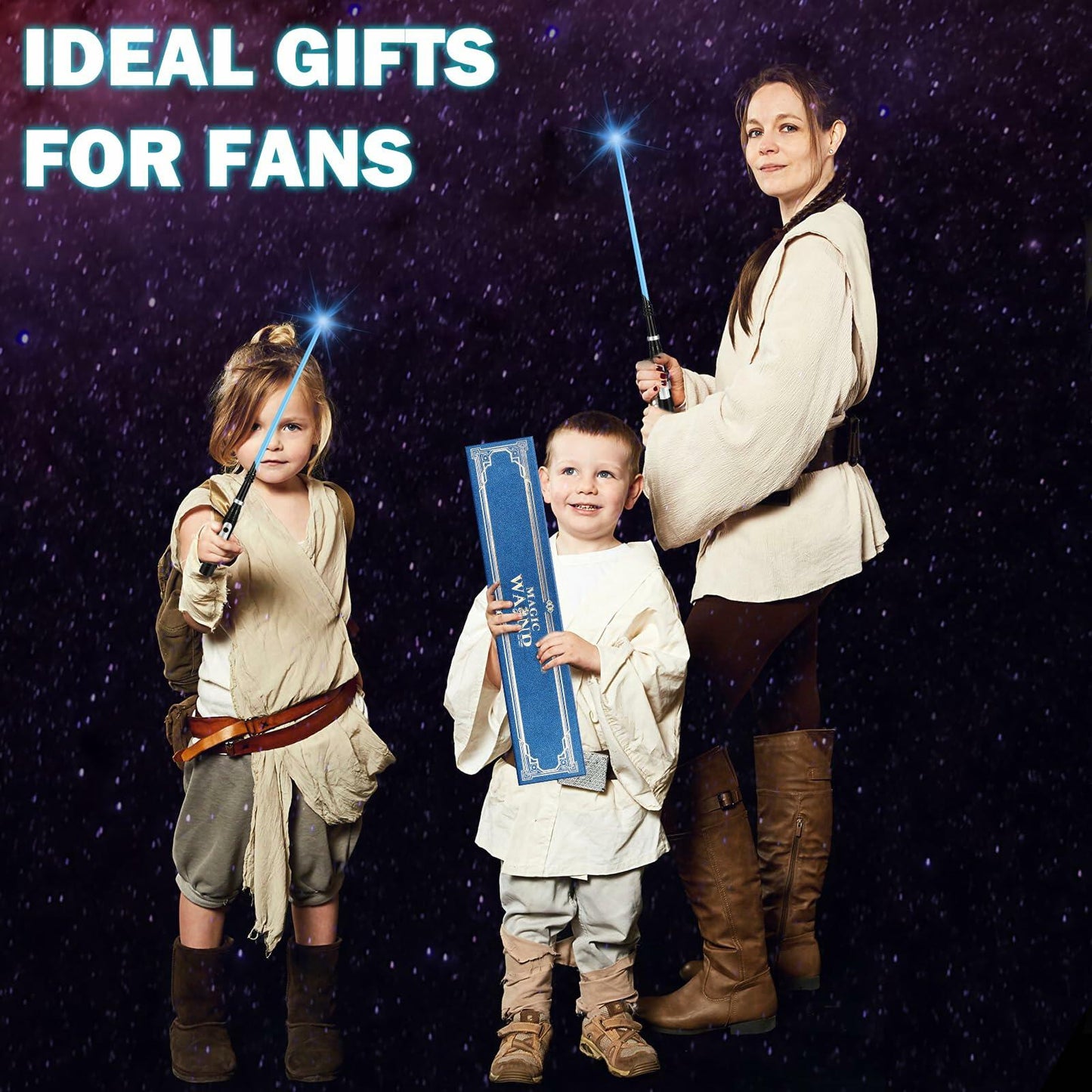 KingVows Light Up Magic Wand 14.3'' Rechargeable Blue Lighting