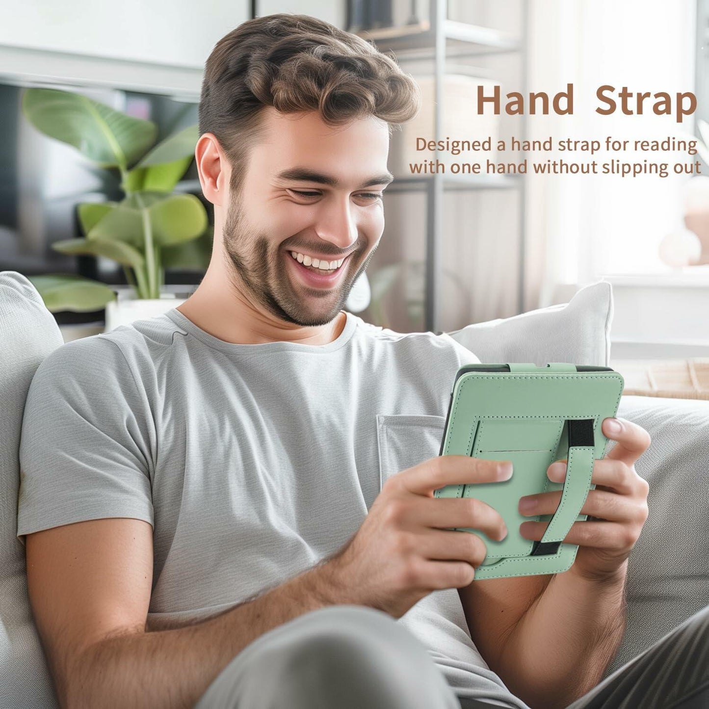 Famavala Case for 6.8in Kindle Paperwhite 11th Gen 2021 Agave Green