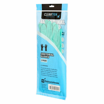 Clean Tek Professional 15 Mil Small Green Nitrile Gloves 1 Pair