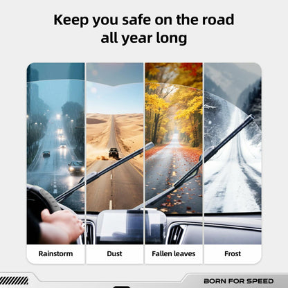 Raidbee Windshield Wiper Blades Set 26"+18" Front 16" Rear Subaru Outback 3pc