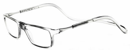 PESMUKO Magnetic Reading Glasses Adjustable Front Connect Clear G1 +3.50