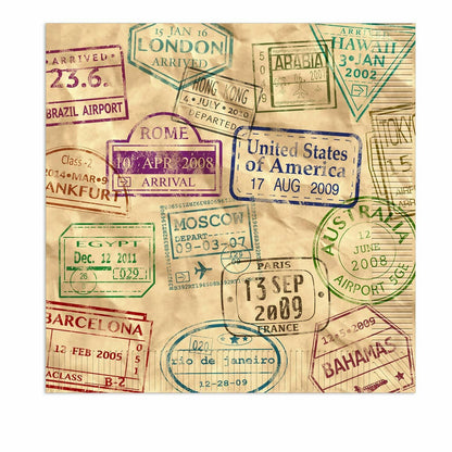 Beistle Around The World Luncheon Napkins Party Supply Decoration