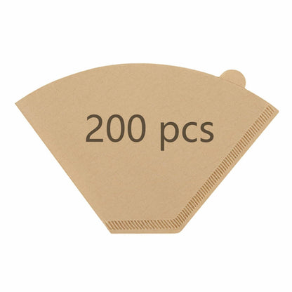 BRIKINTE Disposable Coffee Filters for Ninja DualBrew #4 Cone 200 Pcs