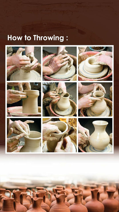 NARA Ceramic Clay 1.10lbs White Block Air Drying Modeling Sculpting