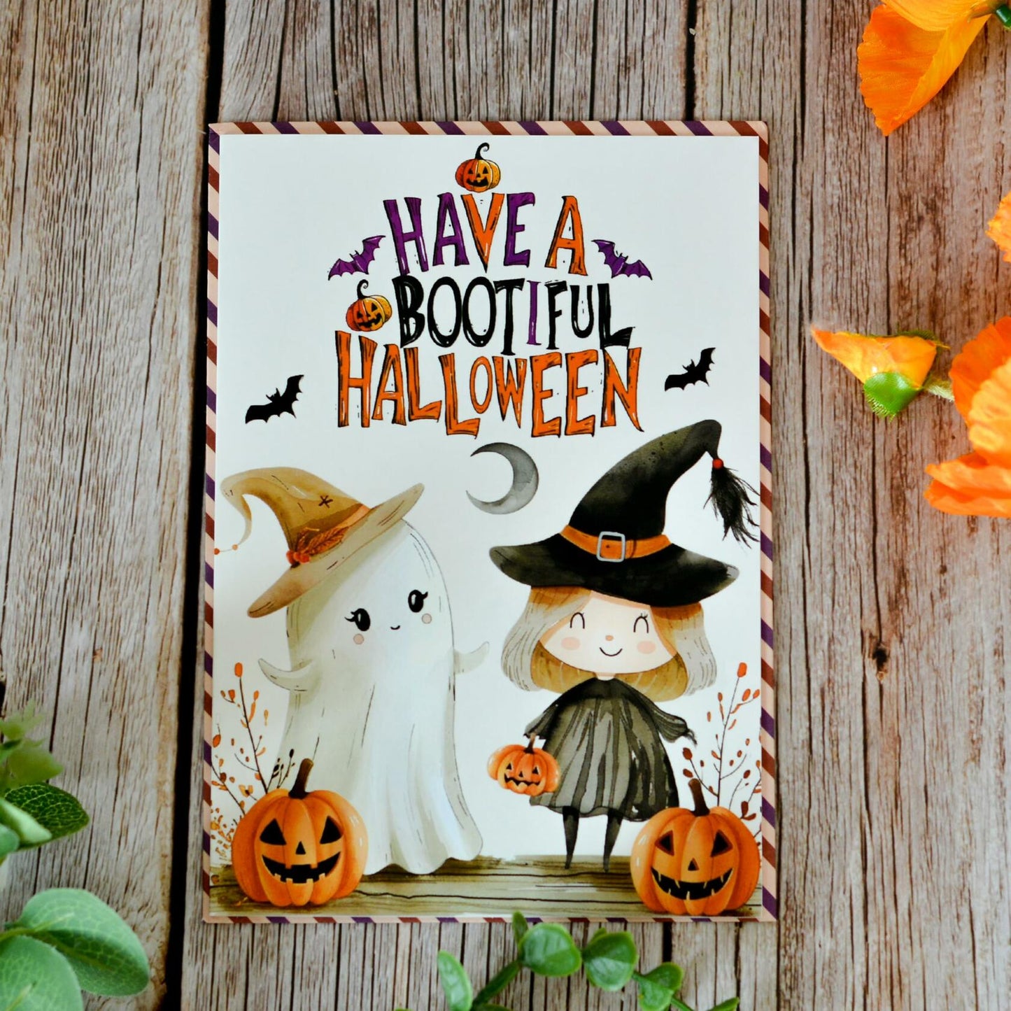 BlinkWishes Halloween Owl Greeting Card Spooky Funny Boo Poo Halloween 05