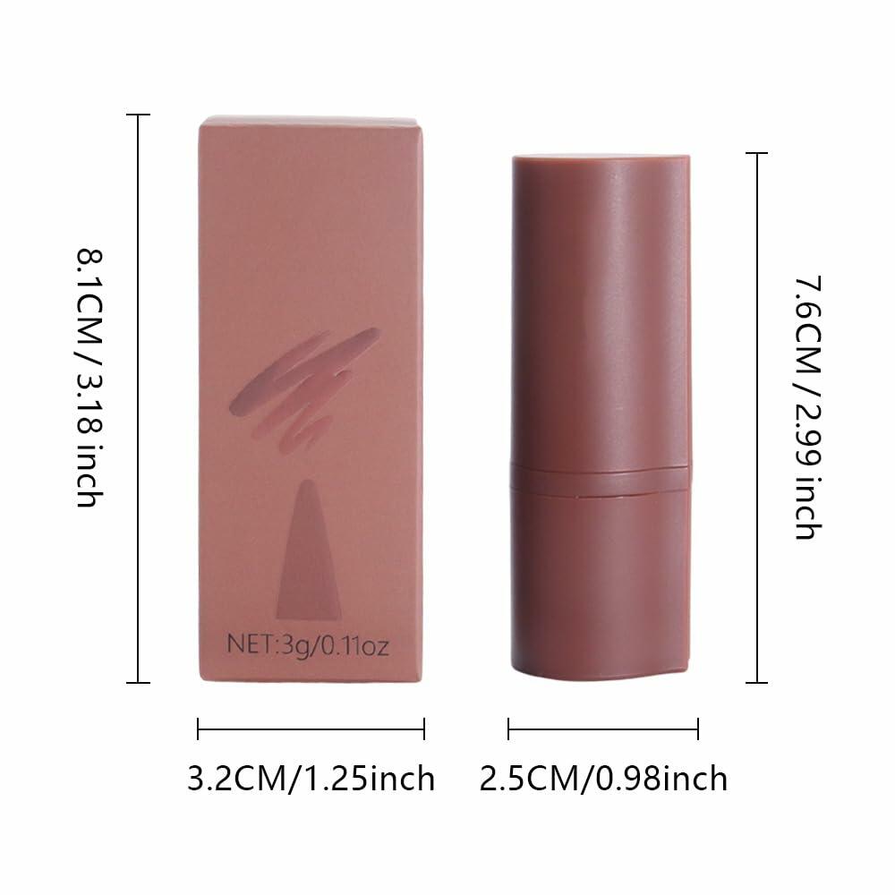 AMY'S DIARY Matte Lip Crayon White 8# 1 pc Longwear Smudge Waterproof
