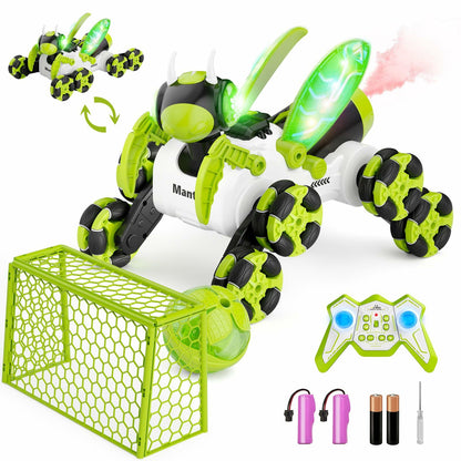 Terucle 8WD Bionic Mantis RC Drift Car 2.4GHz LED Lights Music Spray Green