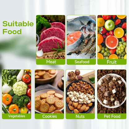 Amz Jet Vacuum Sealer Food LED Touch Digital White 50 Bags Included