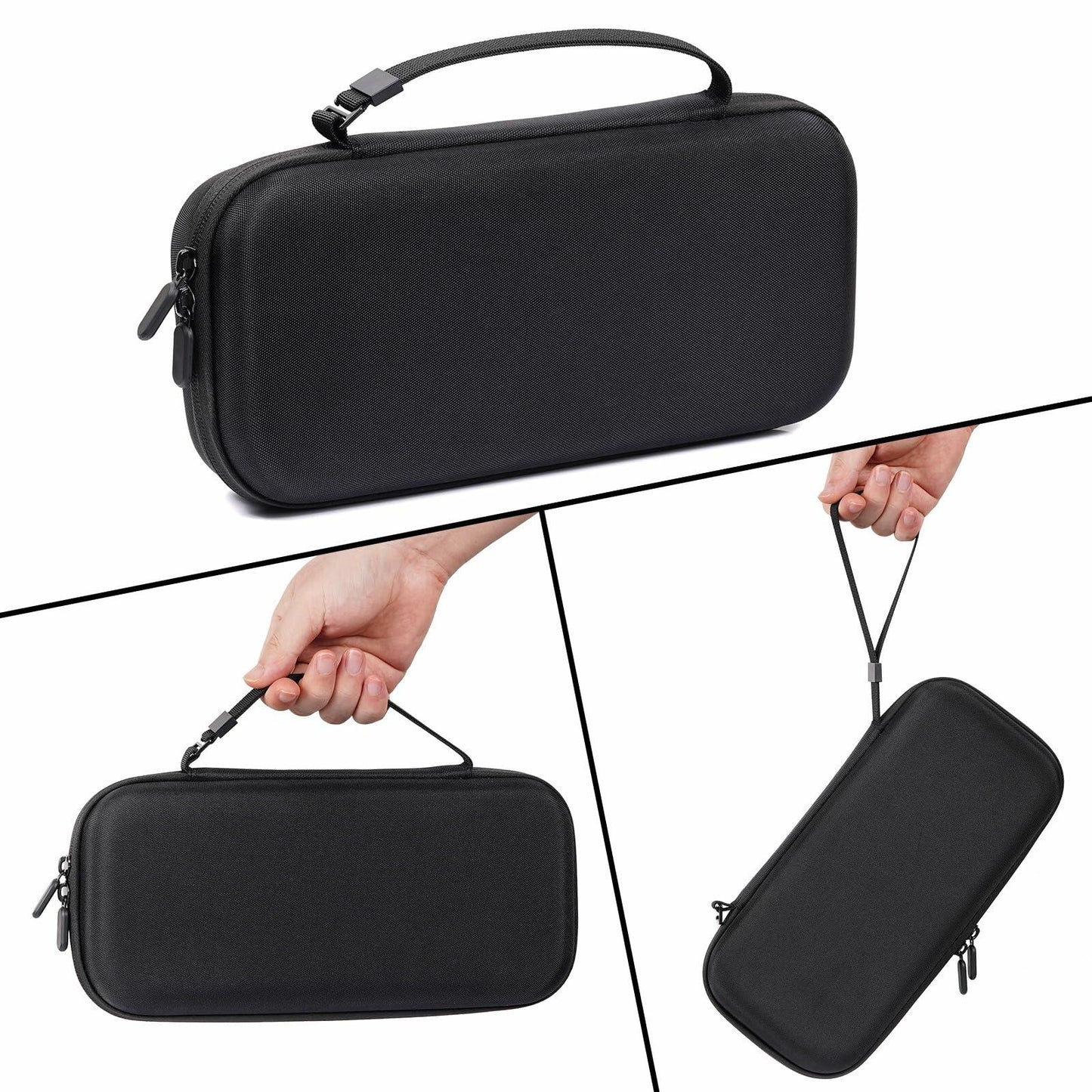 TIGOJH Switch 2 Carry Case with 10 Game Slots & Accessory Pocket Black