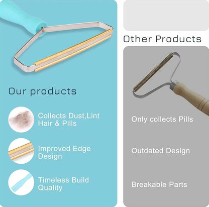 Tier One Pet Hair Remover Brush Copper for Couch Sofa Bed Upholstery