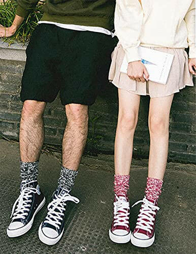 3 Pairs Women Winter Wool Cable Knit Crew Knee High Socks Acrylic Blend B03