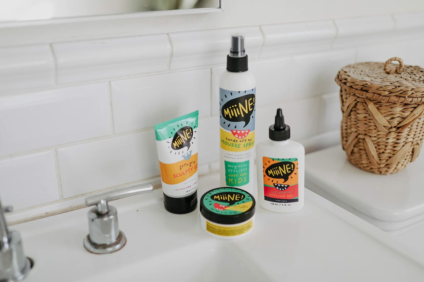 MiiiNE! Not Sharin Boys Styling Gel Strong Hold 4oz Cruelty Free USA