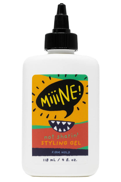 MiiiNE! Not Sharin Boys Styling Gel Strong Hold 4oz Cruelty Free USA
