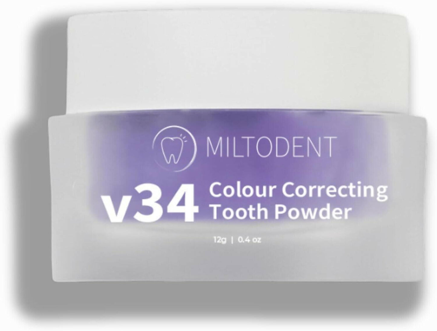 MILTODENT v34 Colour Correcting Teeth Whitening Powder Stain Removal