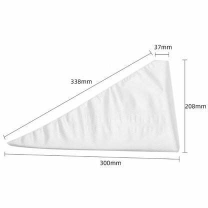 Tumtanm Piping Bags Disposable Pastry Icing Decorating 100pcs Transparent