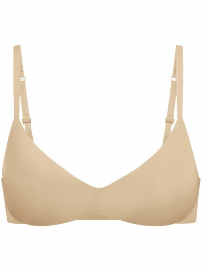 REORIA Wireless Bra Teardrop Seamless Light Lift T-Shirt Clay Size 34B