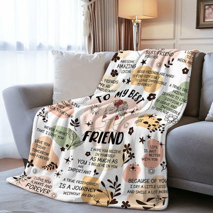 HEIFAM Bible Affirmations Blanket Inspirational Christian Gift 60x80