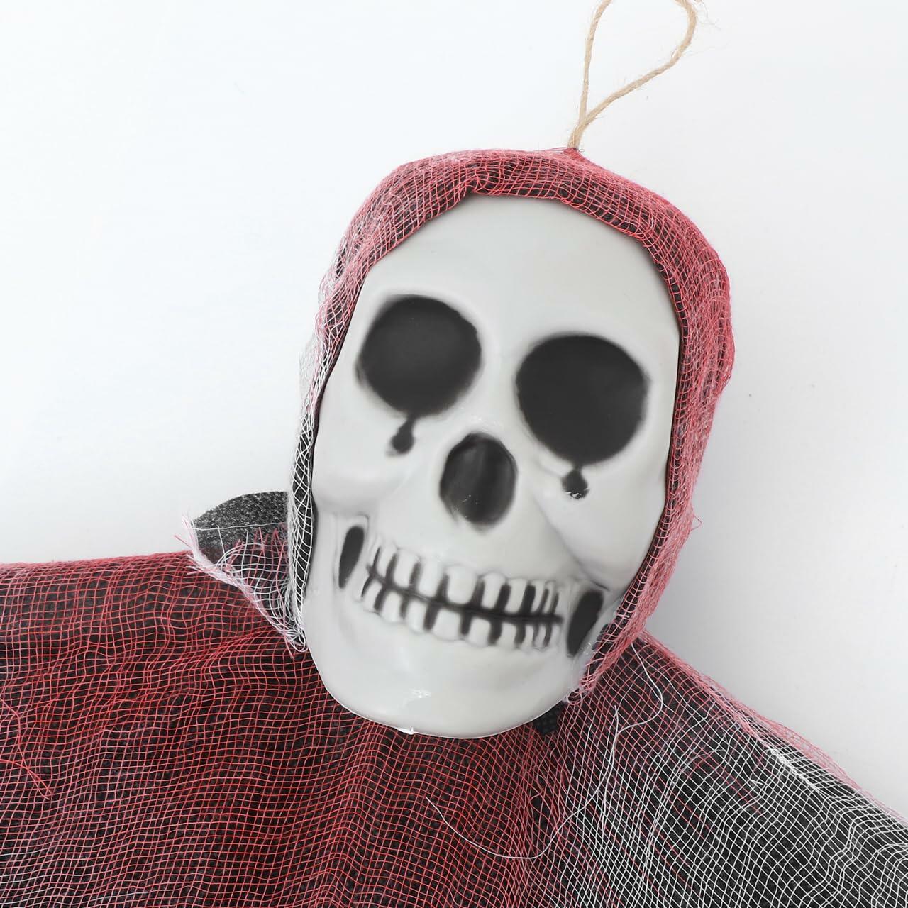 STOBAZA 33.4" LED Hanging Ghosts Halloween Decorations Grim Reaper