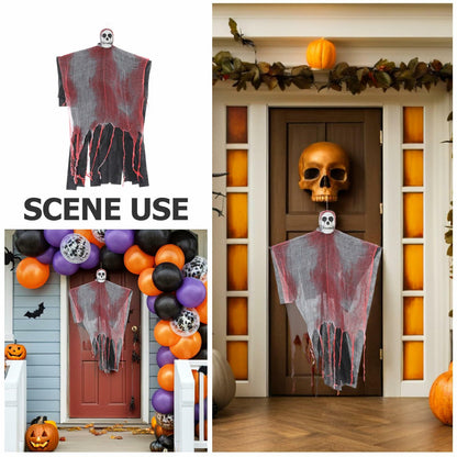 STOBAZA 33.4" LED Hanging Ghosts Halloween Decorations Grim Reaper