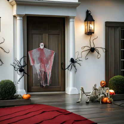 STOBAZA 33.4" LED Hanging Ghosts Halloween Decorations Grim Reaper