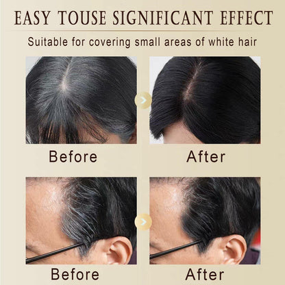Vienflona Safe and Convenient Comb Hair Dye Gray Coverage Waterproof Coffee 03