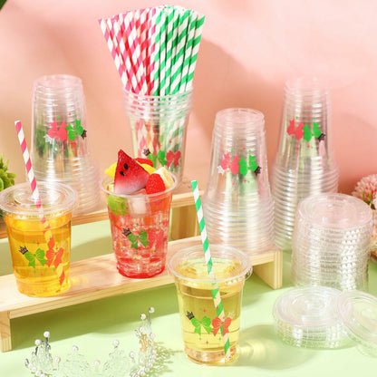 Baderke 150 Pack 12oz Pink Green Plastic Witch Princess Party Cups