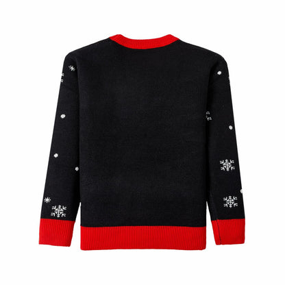 IFFEI Ugly Christmas Sweater Funny Snowman Knit Pullover Acrylic Size XL