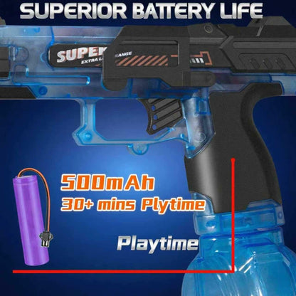 EMERBU Electric Squirt Water Gun Aqua Series LED Light High Speed 2pcs