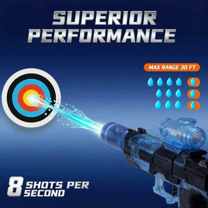 EMERBU Electric Squirt Water Gun Aqua Series LED Light High Speed 2pcs