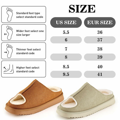 QXV Women's Slide Sandal Open-Toe Slip-On Brown Size 8